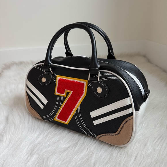 Samantha thavasa x Nicky Hilton black 7 mini bowler bag - Picture 6 of 13